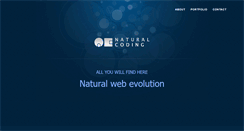 Desktop Screenshot of naturalcoding.com